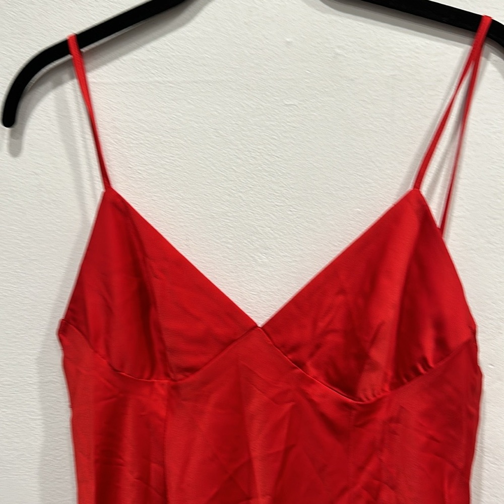 Meshki Red Maxi Dress - Picture 8 of 11